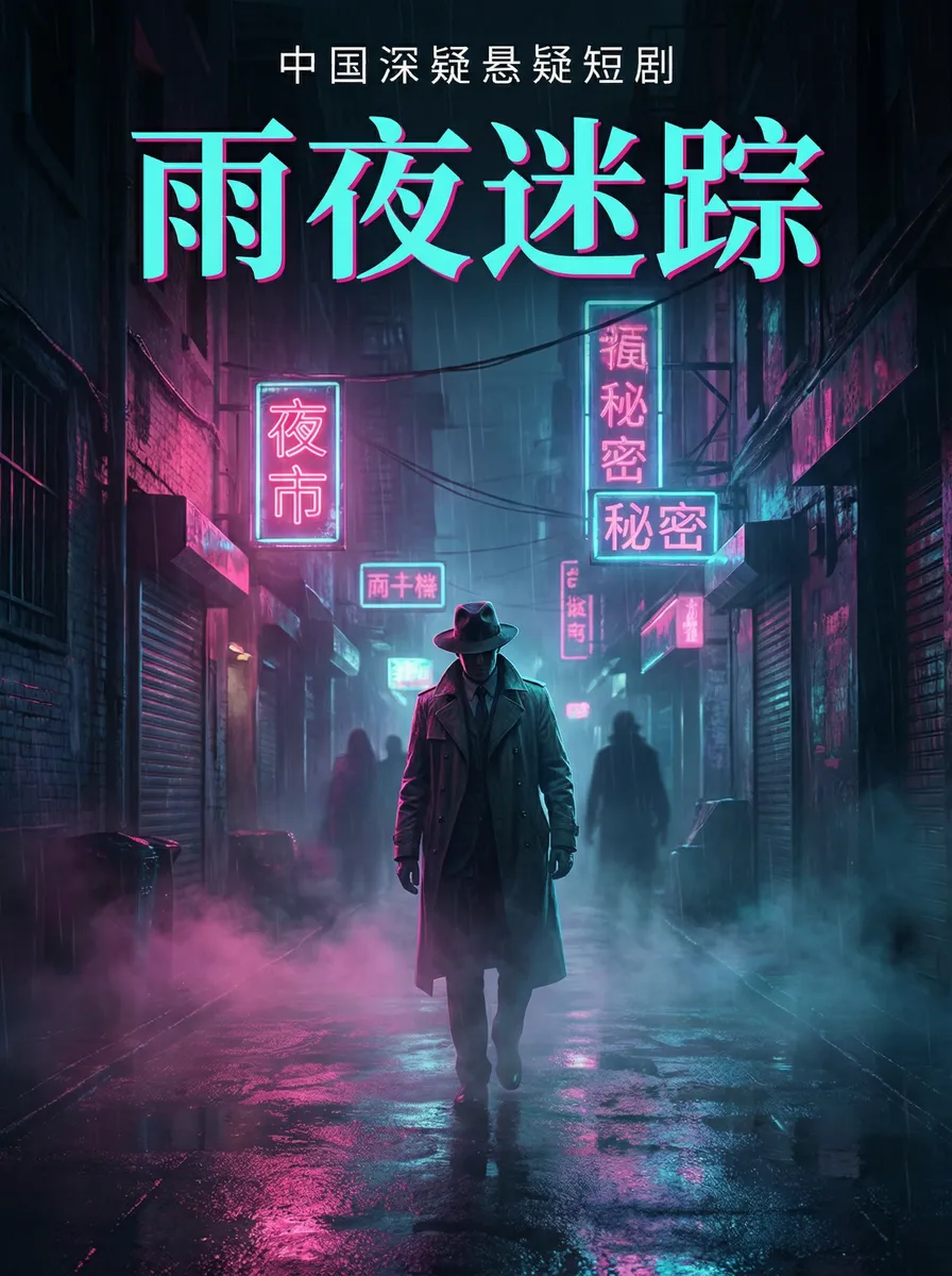一路向西粤语高清 悬疑追踪短剧 - 雨夜迷踪海报